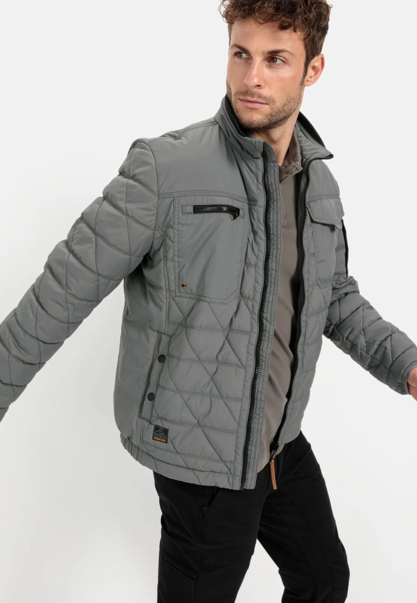 Herren Camel Active Jacken & Westen^Steppblouson mit Stehkragen