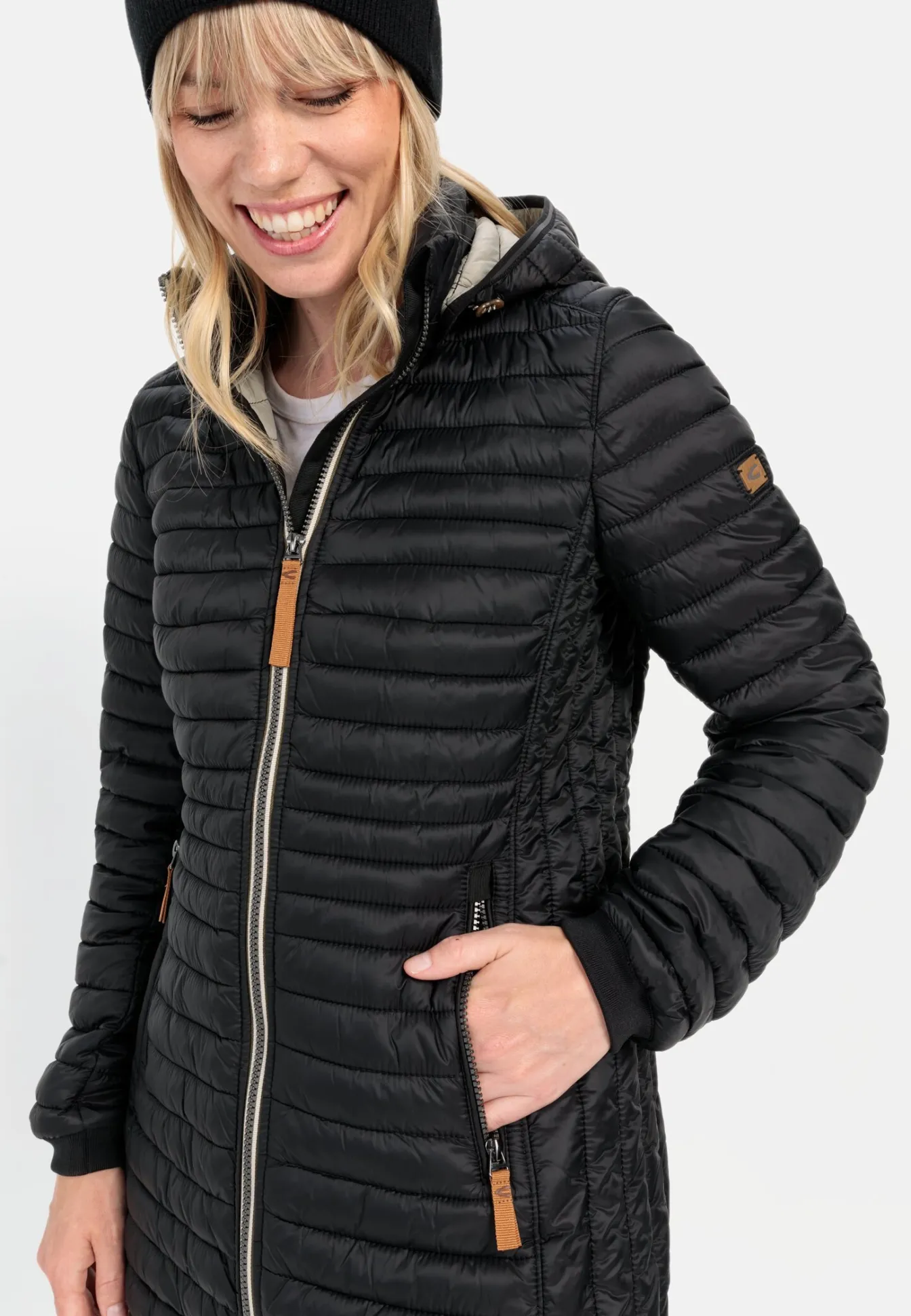 Damen Camel Active Jacken & Westen^Steppjacke aus recyceltem Polyamid