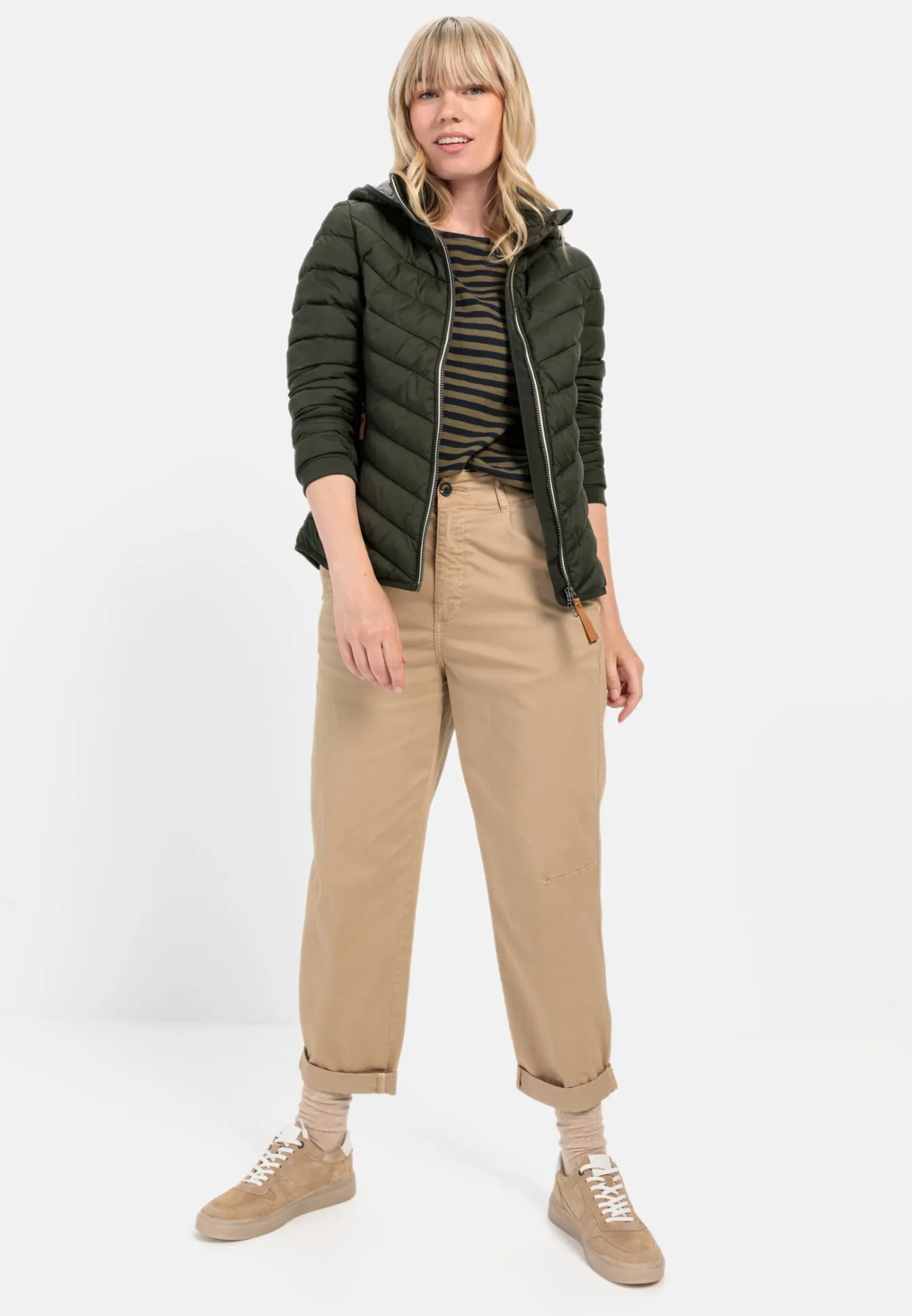 Damen Camel Active Jacken & Westen^Steppjacke aus recyceltem Polyester
