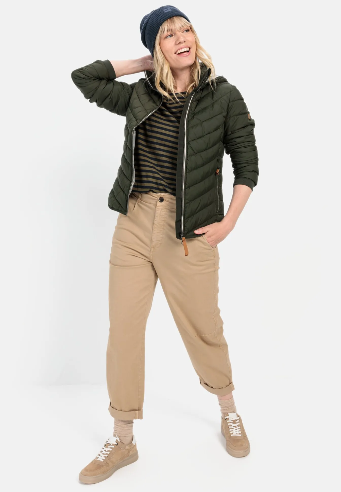 Damen Camel Active Jacken & Westen^Steppjacke aus recyceltem Polyester