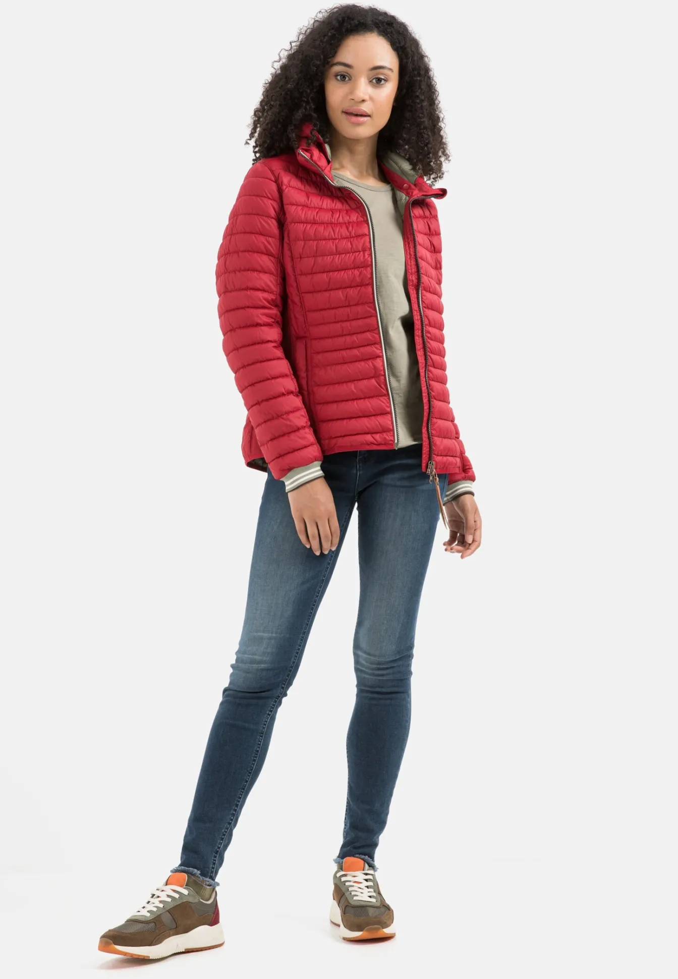 Damen Camel Active Jacken & Westen^Steppjacke mit abnehmbarer Kapuze