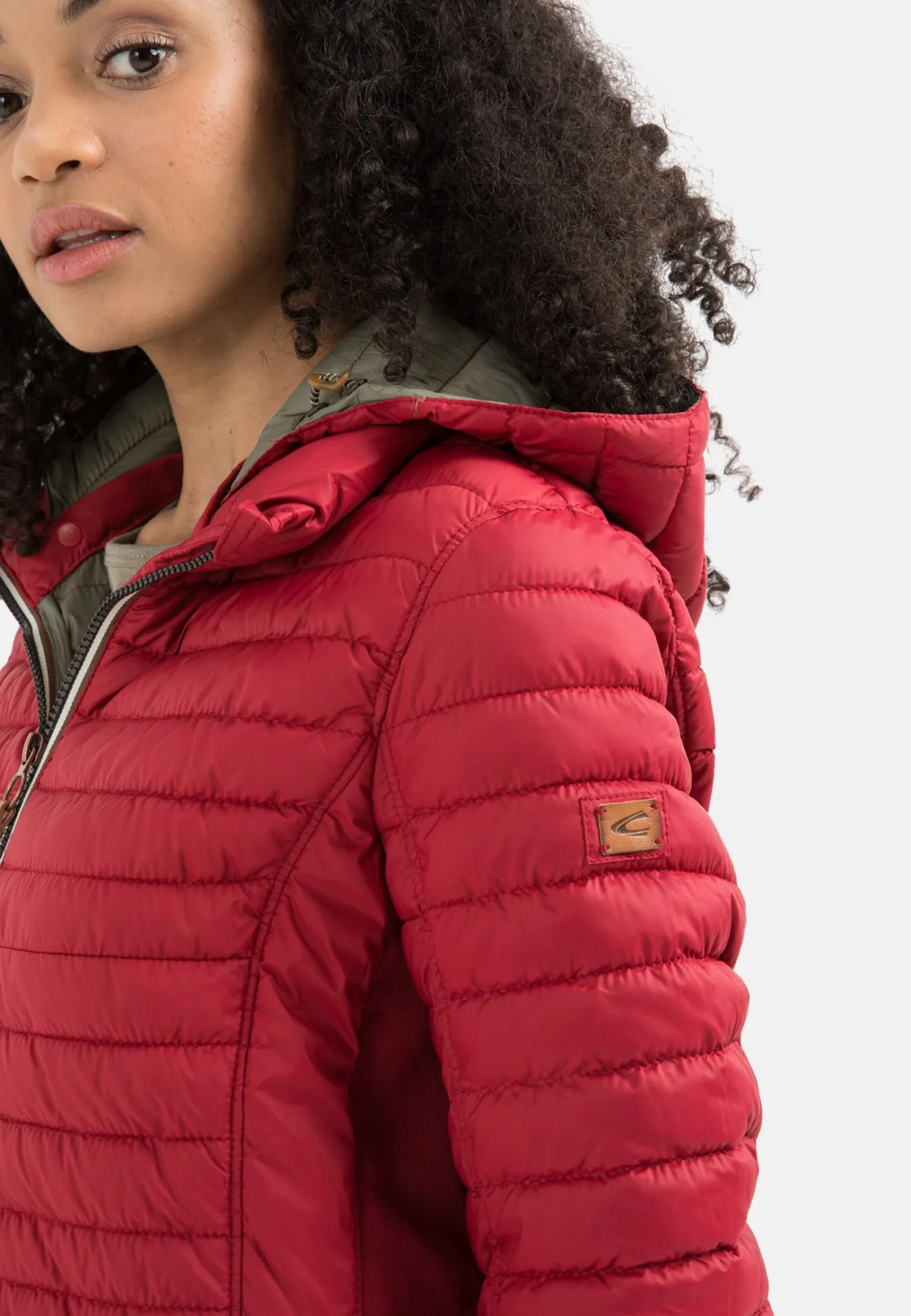 Damen Camel Active Jacken & Westen^Steppjacke mit abnehmbarer Kapuze