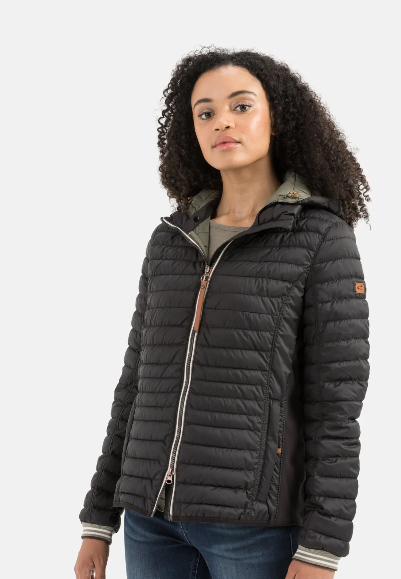 Damen Camel Active Jacken & Westen^Steppjacke mit abnehmbarer Kapuze