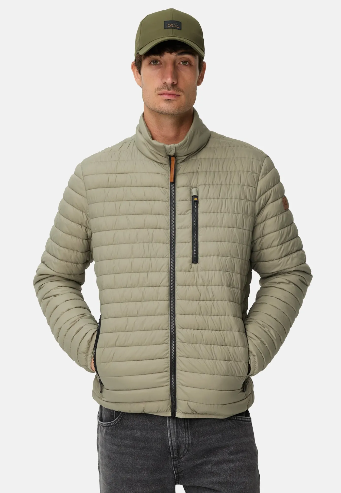 Herren Camel Active Jacken & Westen^Steppjacke mit Reißverschlusstaschen