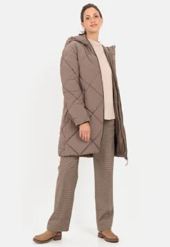 Damen Camel Active Jacken & Westen^Steppmantel aus recyceltem Polyester
