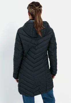 Damen Camel Active Jacken & Westen^Steppmantel mit Fischgrat-Muster