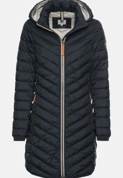 Damen Camel Active Jacken & Westen^Steppmantel mit Fischgrat-Muster