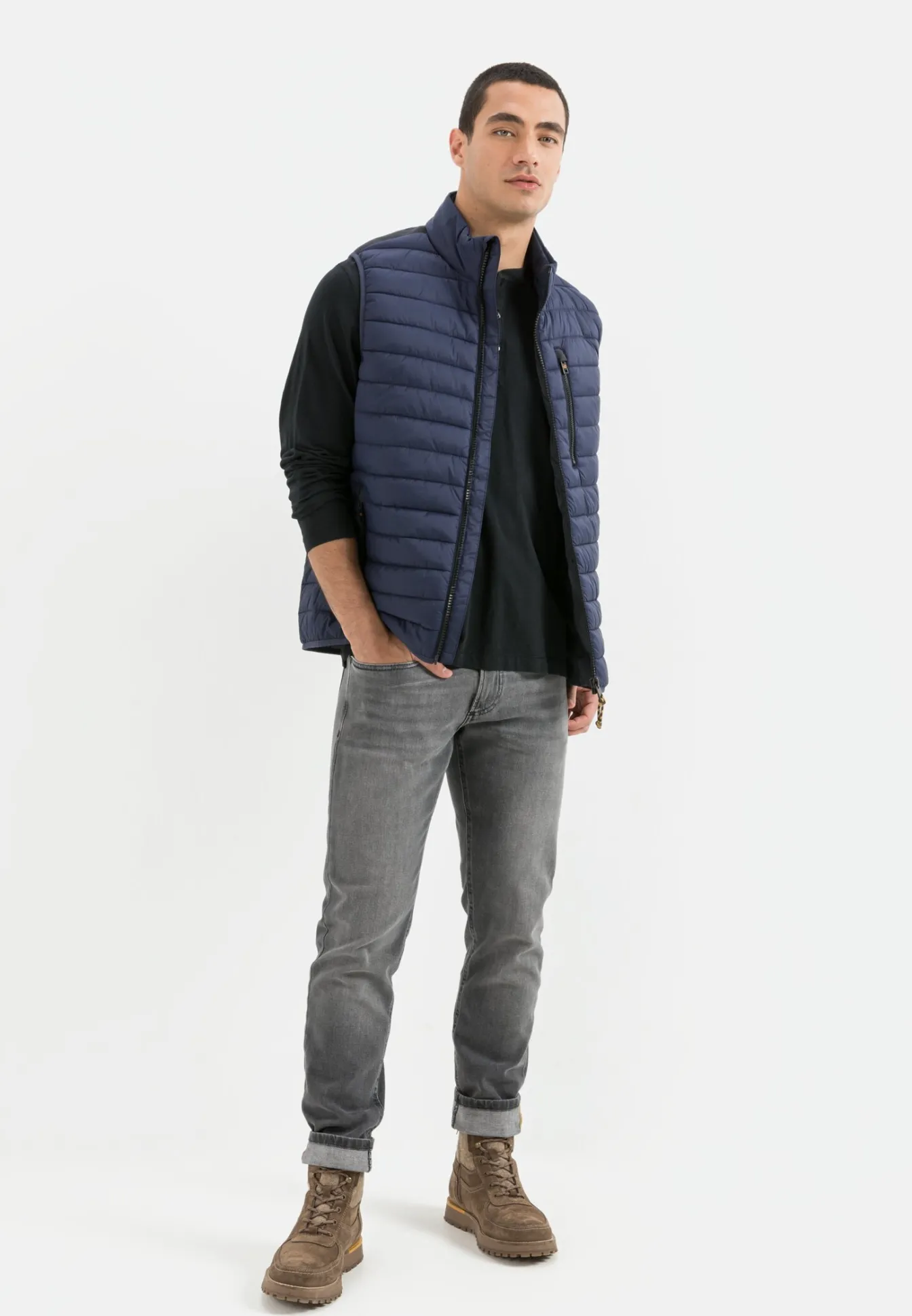 Herren Camel Active Jacken & Westen^Steppweste aus einem recyceltem Polyester