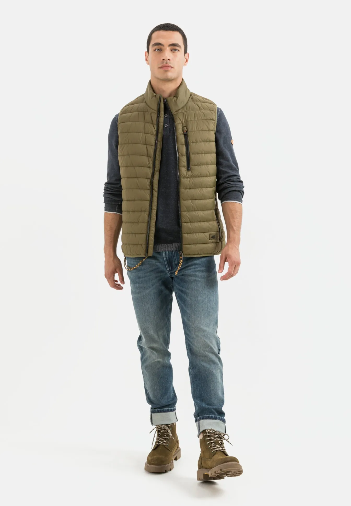 Herren Camel Active Jacken & Westen^Steppweste aus einem recyceltem Polyester