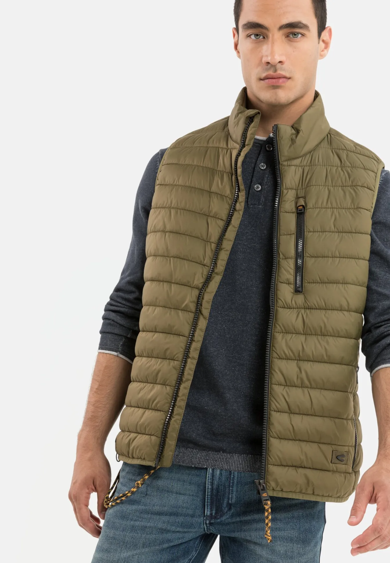Herren Camel Active Jacken & Westen^Steppweste aus einem recyceltem Polyester