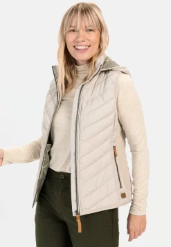 Damen Camel Active Jacken & Westen^Steppweste aus recyceltem Polyester