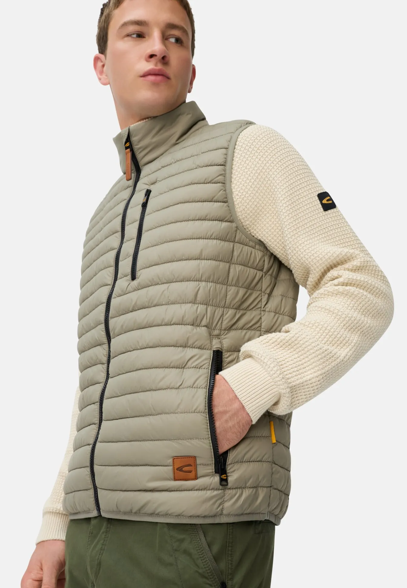 Herren Camel Active Jacken & Westen^Steppweste aus recyceltem Polyamid