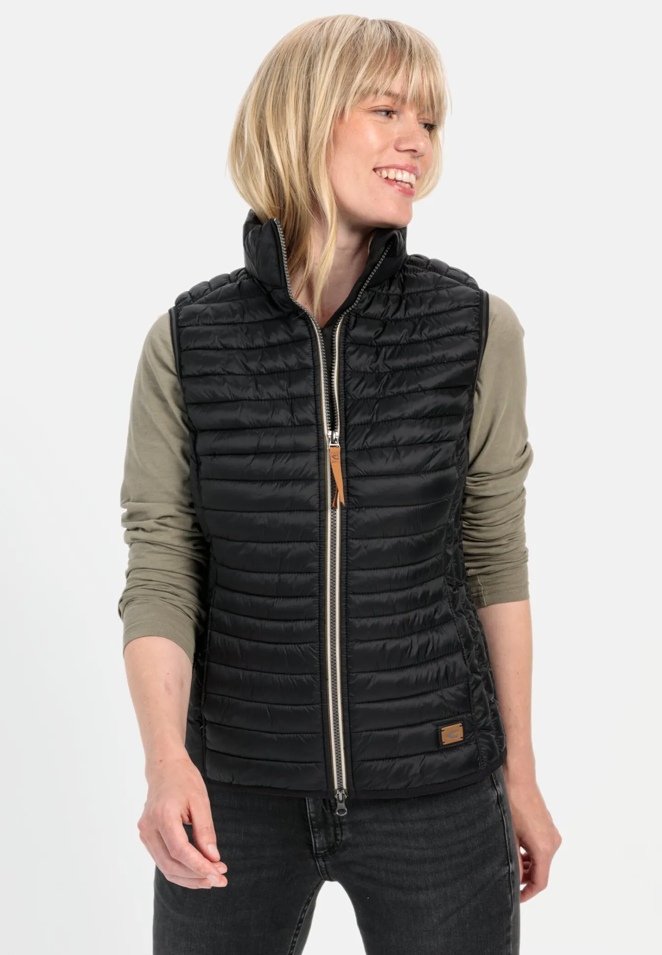 Damen Camel Active Jacken & Westen^Steppweste aus recyceltem Polyamid
