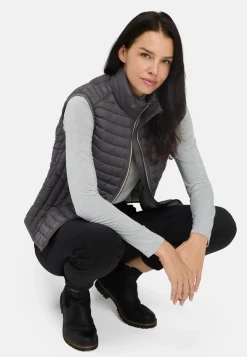 Damen Camel Active Jacken & Westen^Steppweste mit reflektierenden Details