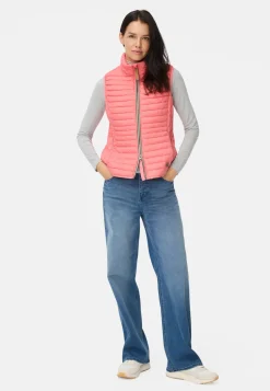 Damen Camel Active Jacken & Westen^Steppweste mit reflektierenden Details