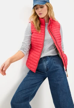 Damen Camel Active Jacken & Westen^Steppweste mit reflektierenden Details