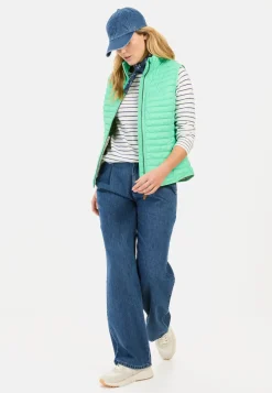 Damen Camel Active Jacken & Westen^Steppweste mit reflektierenden Details