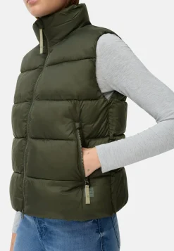 Damen Camel Active Jacken & Westen^Steppweste mit 2-Wege-Reißverschluss