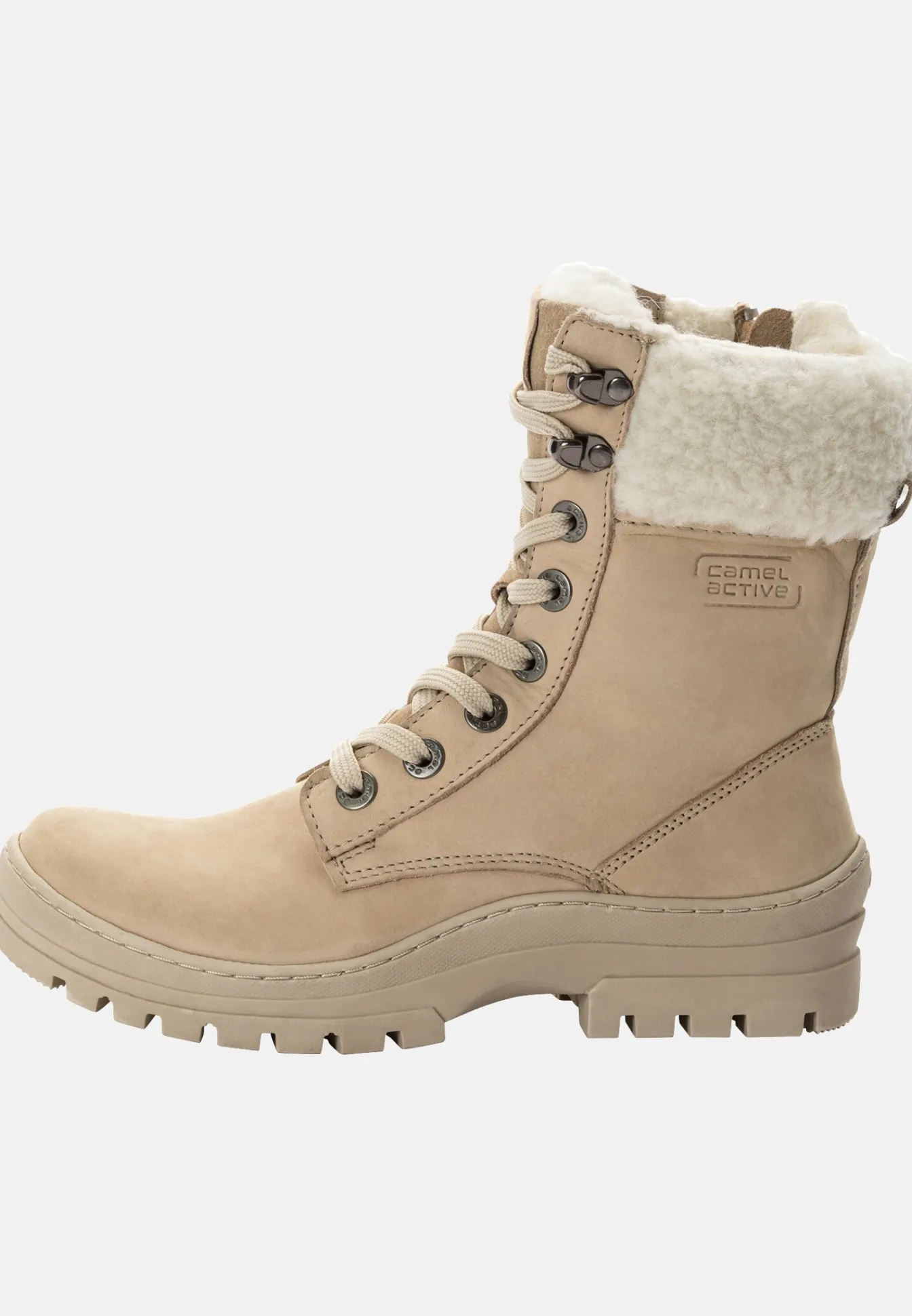 Damen Camel Active Stiefel & Boots^Stiefel aus Nubukleder mit warmem Wollfutter