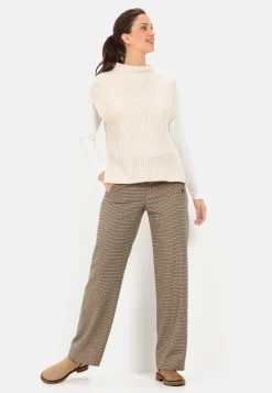 Damen Camel Active Hosen^Straight Fit Hose mit Gummizug