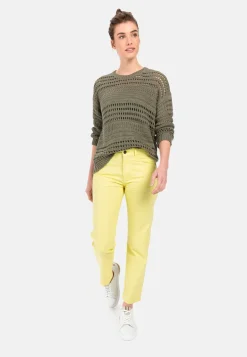 Damen Camel Active Hosen^Straight Fit 5-Pocket Jeans