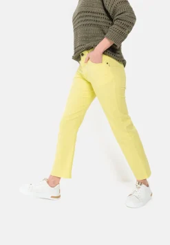 Damen Camel Active Hosen^Straight Fit 5-Pocket Jeans