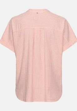 Damen Camel Active Blusen^Streifenbluse aus leichter Seersucker-Baumwolle