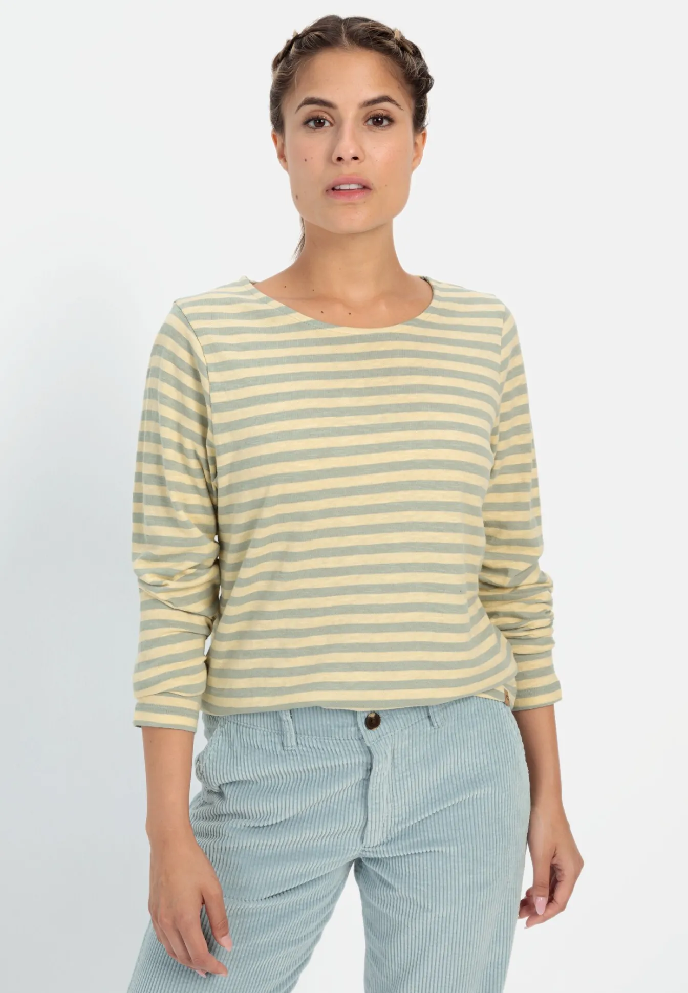 Damen Camel Active T-Shirts & Polos^Streifenshirt aus Organic Cotton
