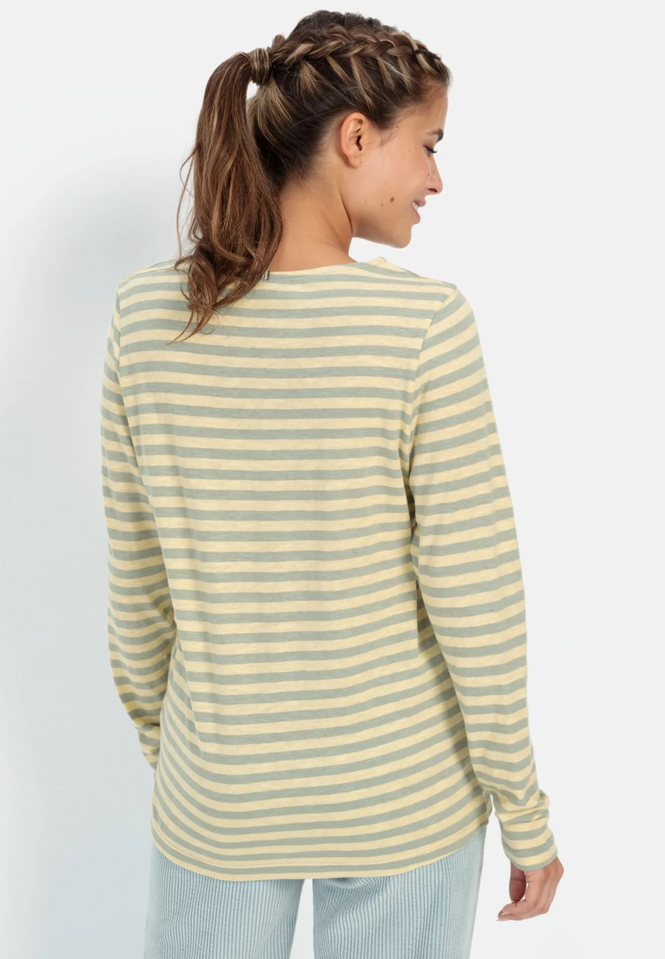 Damen Camel Active T-Shirts & Polos^Streifenshirt aus Organic Cotton