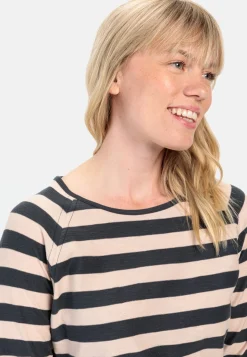 Damen Camel Active T-Shirts & Polos^Streifenshirt aus reiner Baumwolle