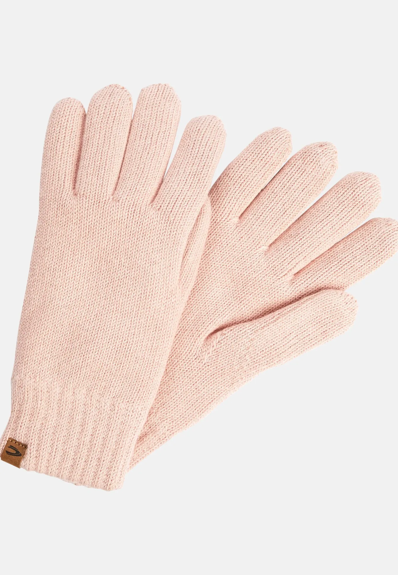 Damen Camel Active Handschuhe^Strickhandschuhe aus einem Baumwoll-Kaschmir-Mix