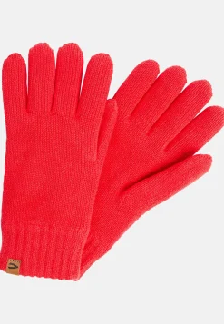 Damen Camel Active Handschuhe^Strickhandschuhe aus einem Baumwoll-Kaschmir-Mix