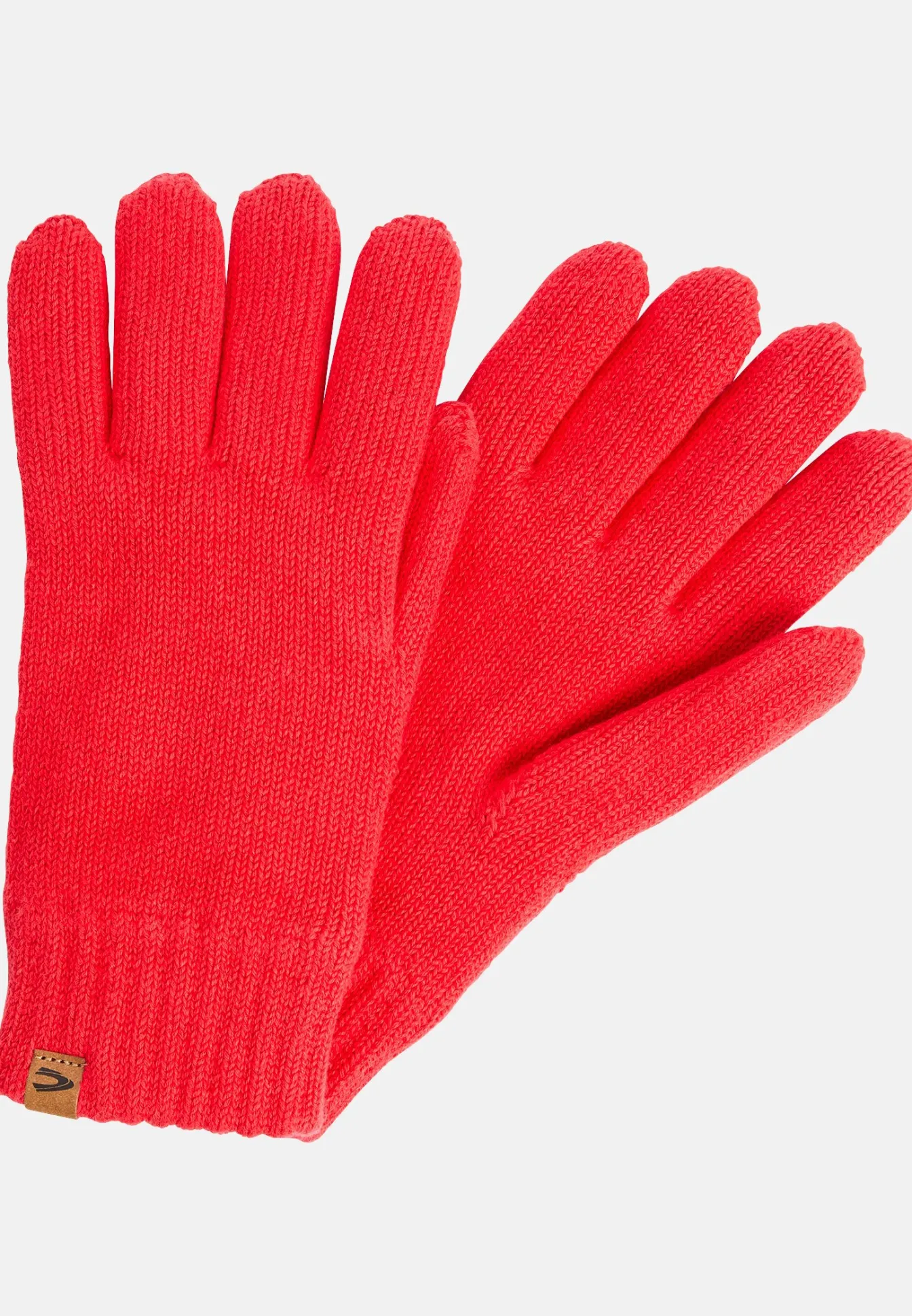 Damen Camel Active Handschuhe^Strickhandschuhe aus einem Baumwoll-Kaschmir-Mix