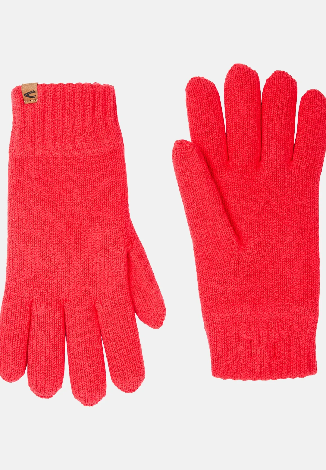 Damen Camel Active Handschuhe^Strickhandschuhe aus einem Baumwoll-Kaschmir-Mix