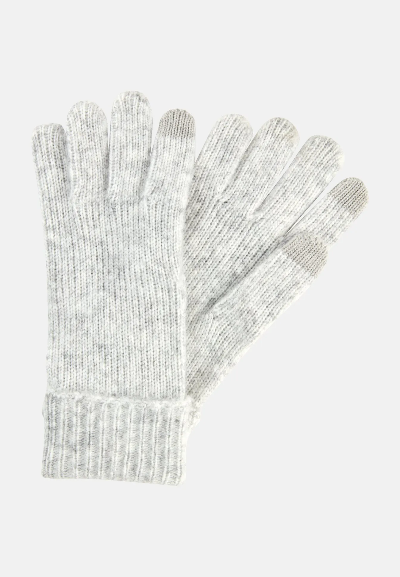 Damen Camel Active Handschuhe^Strickhandschuhe aus weichem Materialmix