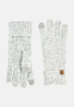 Damen Camel Active Handschuhe^Strickhandschuhe aus weichem Materialmix