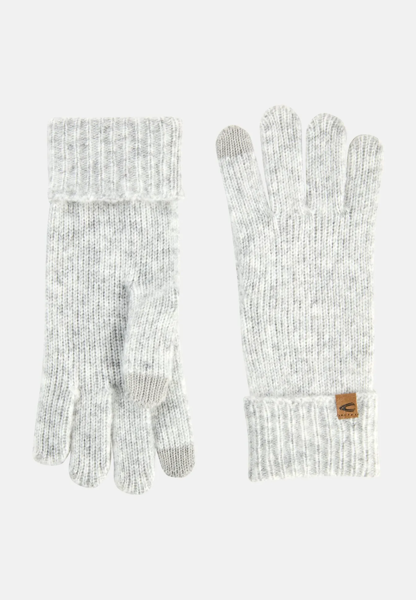 Damen Camel Active Handschuhe^Strickhandschuhe aus weichem Materialmix
