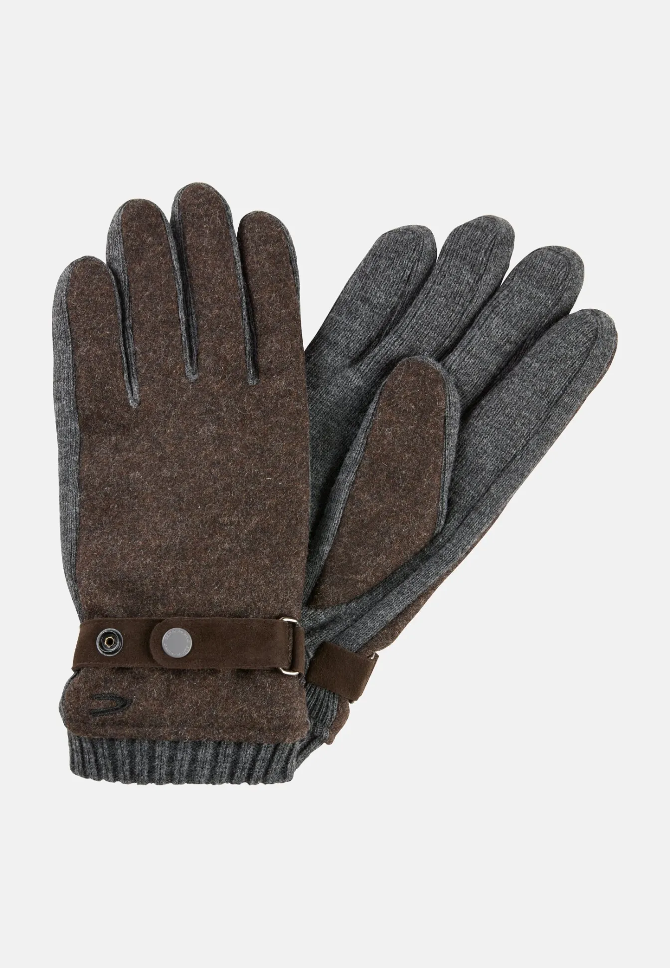 Herren Camel Active Handschuhe^Strickhandschuhe mit Fleecefutter