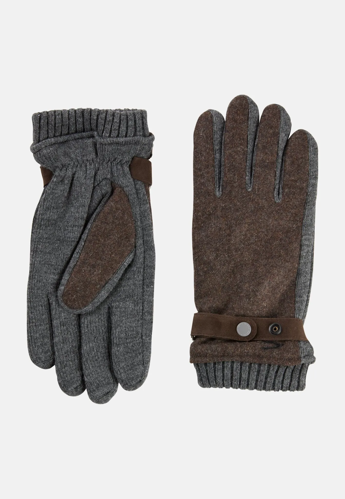 Herren Camel Active Handschuhe^Strickhandschuhe mit Fleecefutter