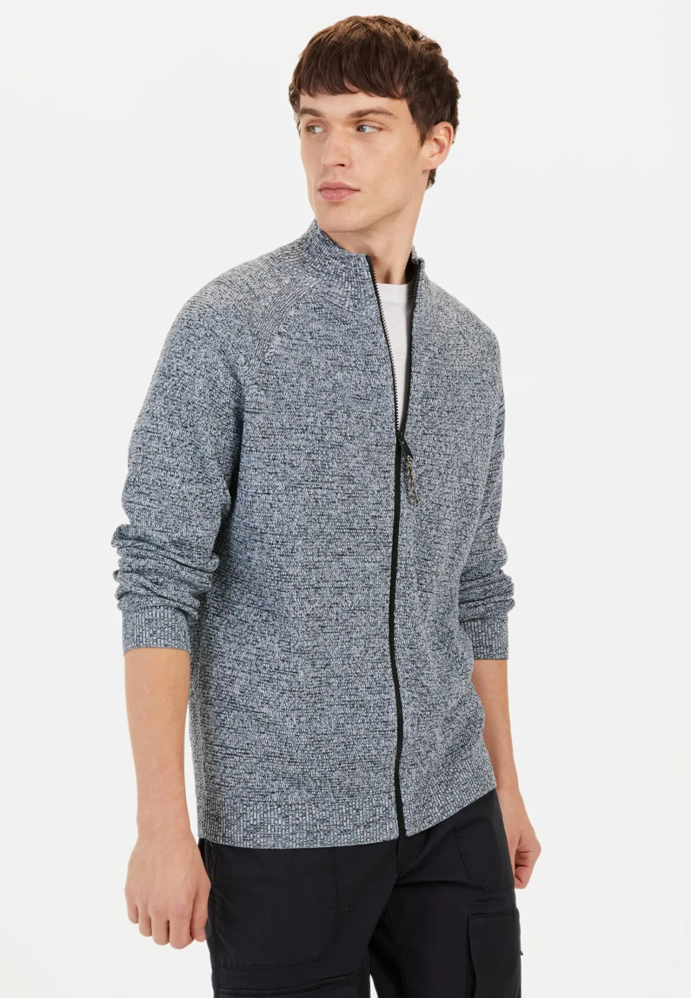 Herren Camel Active Pullover & Cardigan^Strickjacke aus Baumwolle