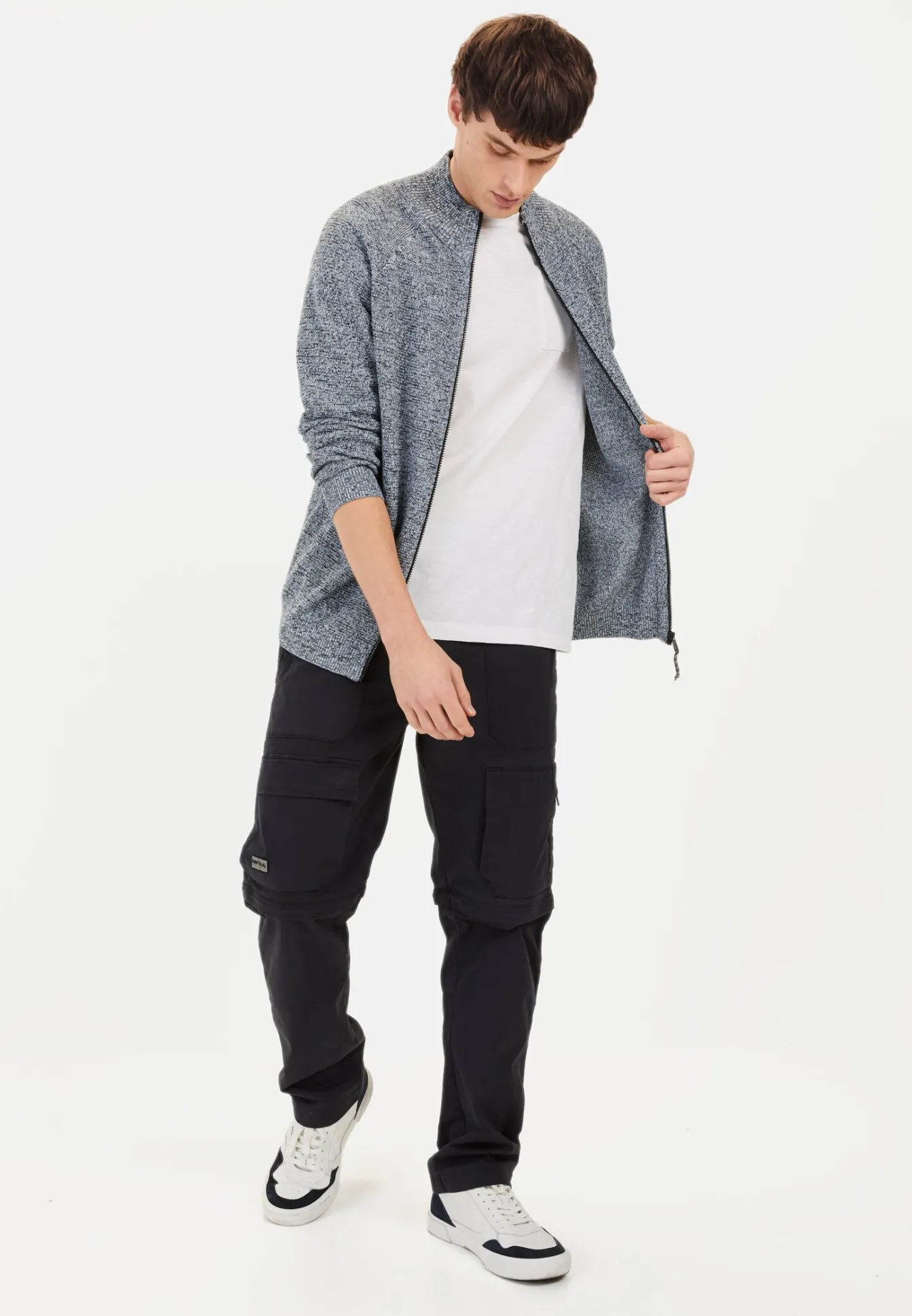 Herren Camel Active Pullover & Cardigan^Strickjacke aus Baumwolle