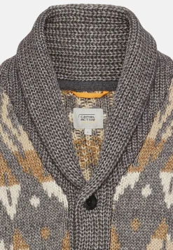 Herren Camel Active Pullover & Cardigan^Strickjacke aus Baumwollmix