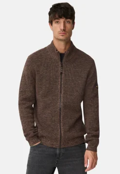 Herren Camel Active Pullover & Cardigan^Strickjacke aus einem soften Baumwollmix