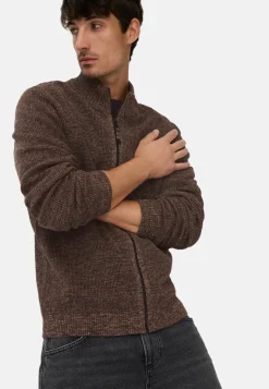 Herren Camel Active Pullover & Cardigan^Strickjacke aus einem soften Baumwollmix
