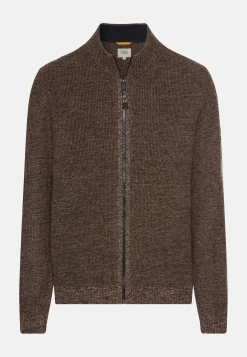Herren Camel Active Pullover & Cardigan^Strickjacke aus einem soften Baumwollmix