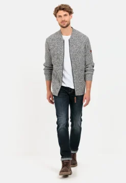 Herren Camel Active Pullover & Cardigan^Strickjacke aus einem soften Baumwollmix