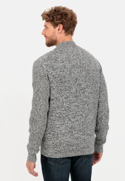 Herren Camel Active Pullover & Cardigan^Strickjacke aus einem soften Baumwollmix