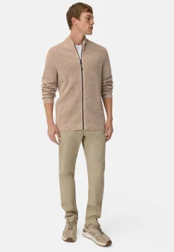 Herren Camel Active Pullover & Cardigan^Strickjacke aus einem soften Baumwollmix