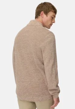 Herren Camel Active Pullover & Cardigan^Strickjacke aus einem soften Baumwollmix