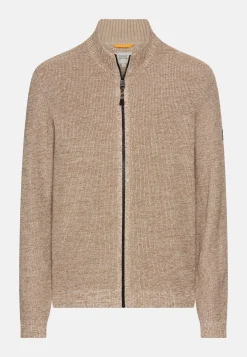 Herren Camel Active Pullover & Cardigan^Strickjacke aus einem soften Baumwollmix